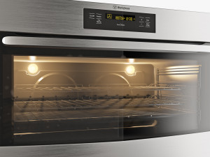 westinghouse whi954ba wvep916sb oven and cooktop 3D Модель