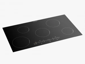 westinghouse whi954ba wvep916sb oven and cooktop 3D Model