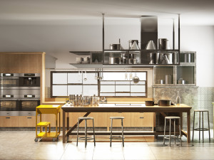 Scavolini diesel social kitchen type 001 3Dモデル