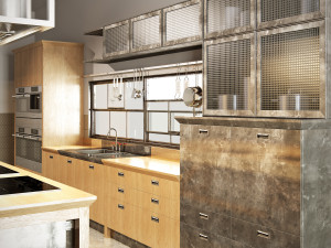 Scavolini diesel social kitchen type 001 3D Model