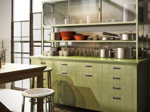Scavolini diesel social kitchen type 001 3D Model