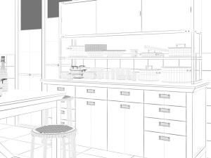 Scavolini diesel social kitchen type 001 3D Model