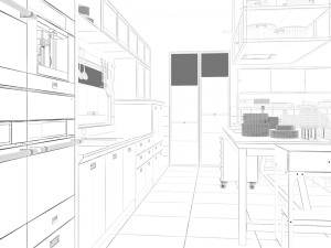 Scavolini diesel social kitchen type 001 3D Model