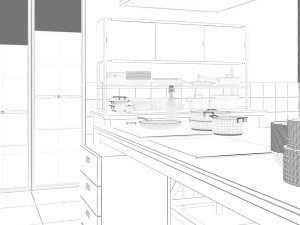 Scavolini diesel social kitchen type 001 3D Model