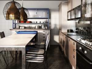 Scavolini diesel social kitchen type 002 Modèle 3D