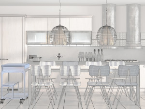 Scavolini diesel social kitchen type 002 Modèle 3D