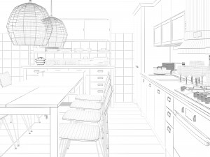 Scavolini diesel social kitchen type 002 Modèle 3D