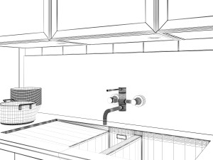 Scavolini diesel social kitchen type 002 Modèle 3D