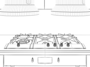 Scavolini diesel social kitchen type 002 Modèle 3D