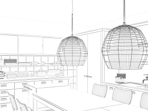 Scavolini diesel social kitchen type 002 Modèle 3D