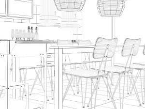 Scavolini diesel social kitchen type 002 Modèle 3D