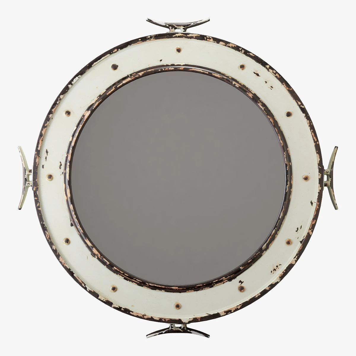 cooper classics nautical distressed cream and aged black mirror 3D Model .c4d .max .obj .3ds .fbx .stl .blend 