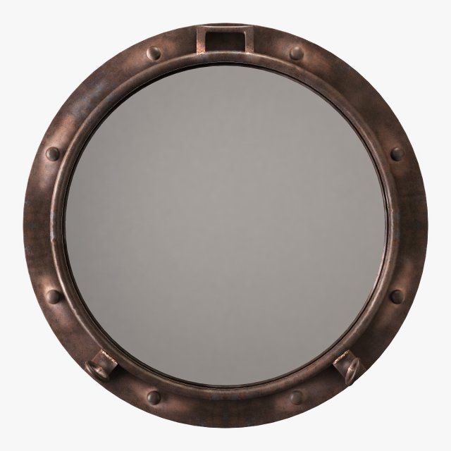 cyan design porto rustic bronze mirror Modelo 3D .c4d .max .obj .3ds .fbx .stl .blend 