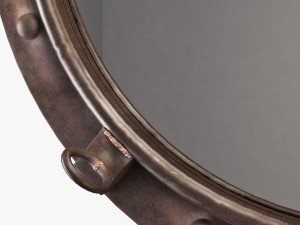 cyan design porto rustic bronze mirror Modelo 3D
