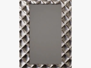collection Howard Elliott miroir argent&eacute; brillant Krystal Modèle 3D