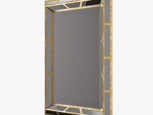 paragon aged gold mirror 3D Model