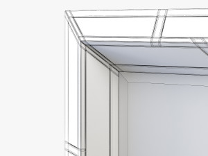 paragon aged gold mirror 3D Model