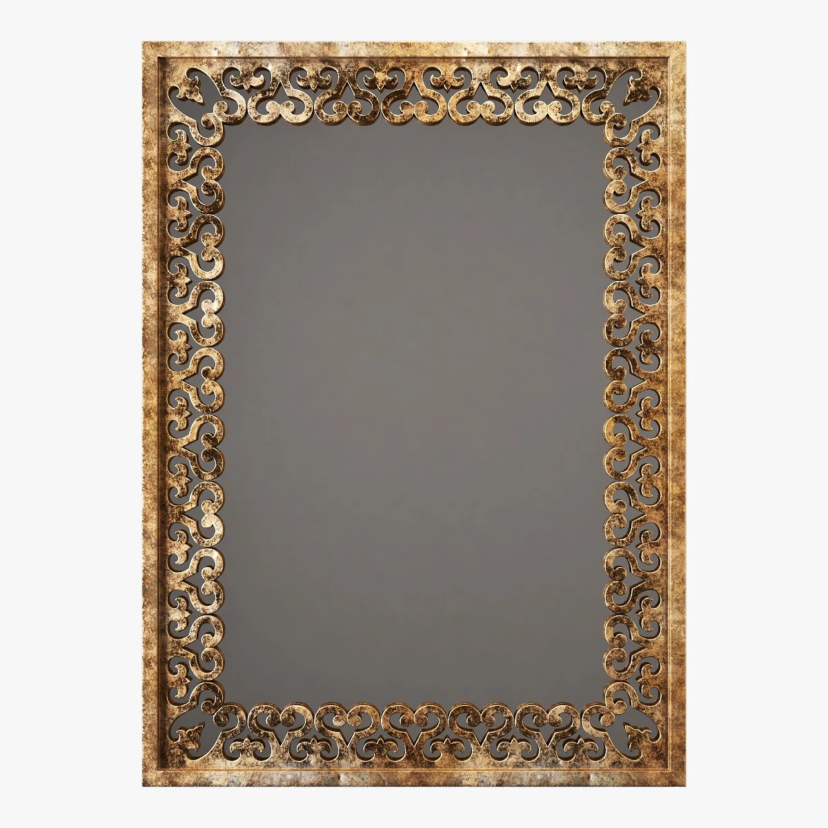 surya becklin rectangular wall mirror 3D Model .c4d .max .obj .3ds .fbx .stl .blend