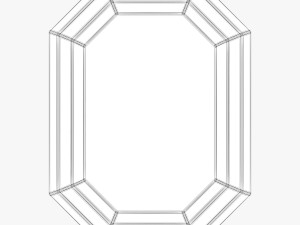 surya gordon champagne wall mirror 3D-Modell