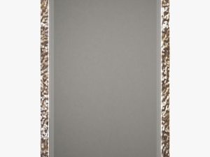 uttermost alshon metallic silver mirror 3D Model