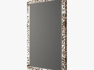 uttermost alshon metallic silver mirror 3D Model