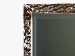 uttermost alshon metallic silver mirror 3D Model