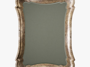 uttermost anatolius antiqued silver leaf mirror 3D 模型