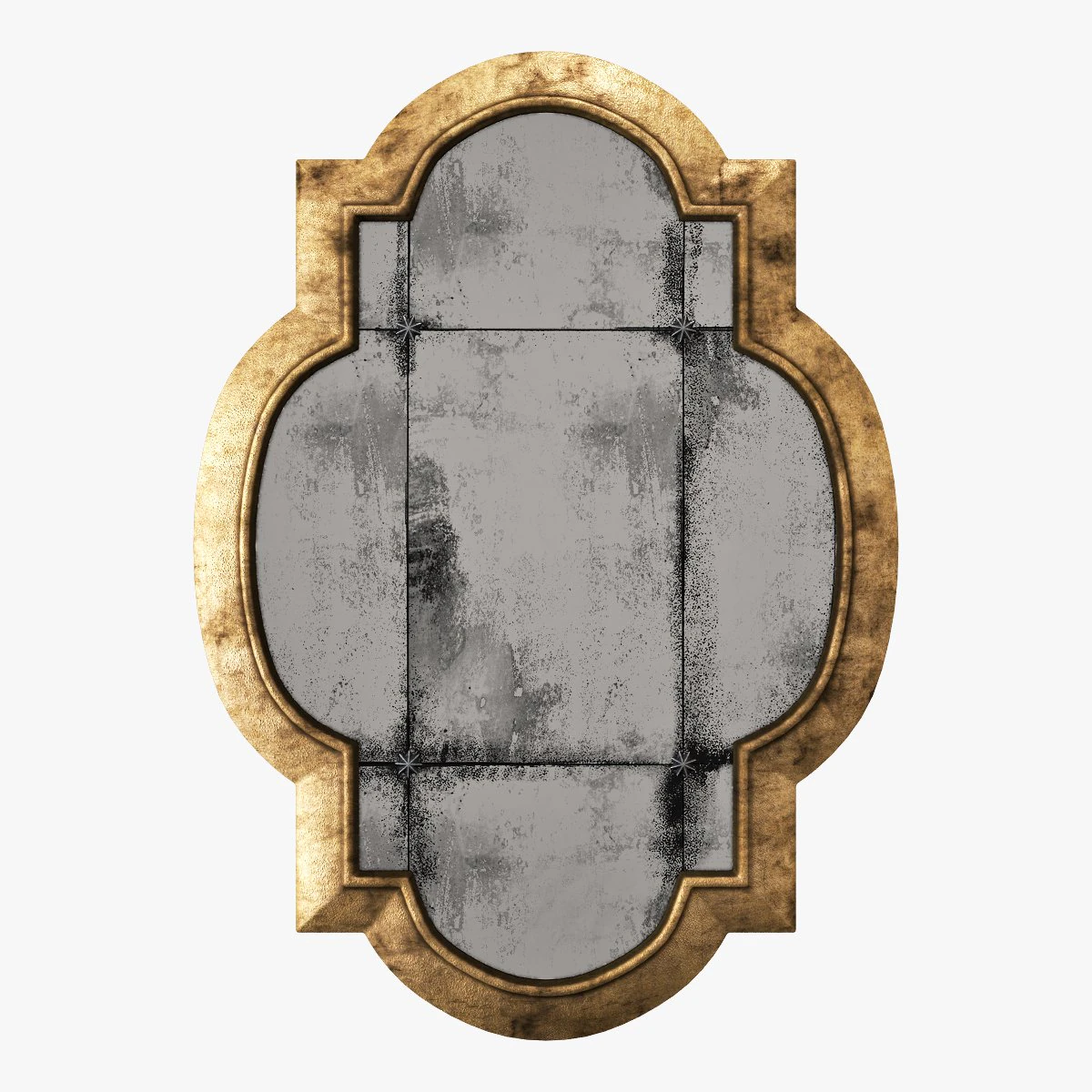 uttermost andorra gold mirror 3D Model .c4d .max .obj .3ds .fbx .stl .blend 
