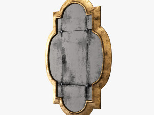uttermost andorra gold mirror 3D Модель