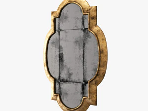 uttermost andorra gold mirror 3D Model