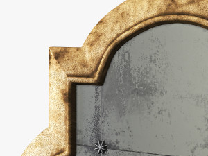 uttermost andorra gold mirror 3D Модель