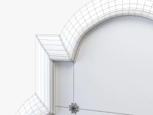 uttermost andorra gold mirror 3D Model