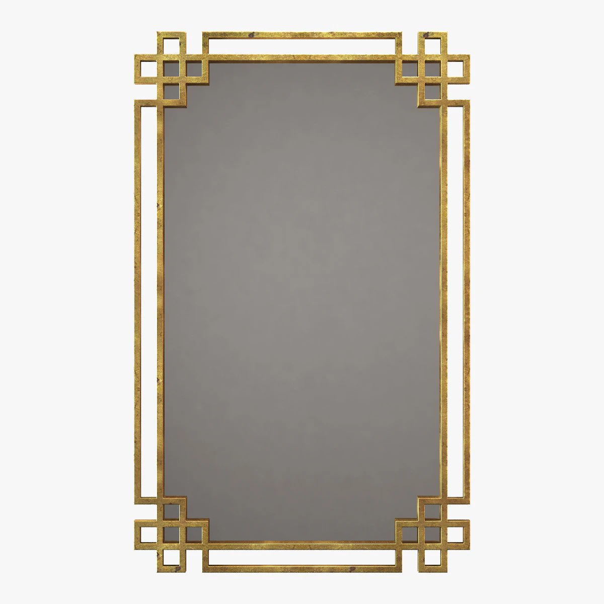 uttermost devoll antique gold mirror 3D Model .c4d .max .obj .3ds .fbx .stl .blend 