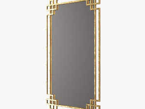 uttermost devoll antique gold mirror 3D 모델