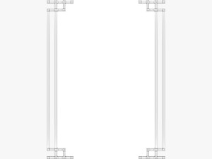 uttermost devoll antique gold mirror 3D 모델