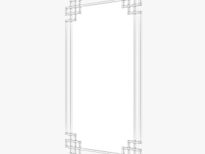 uttermost devoll antique gold mirror 3D 모델