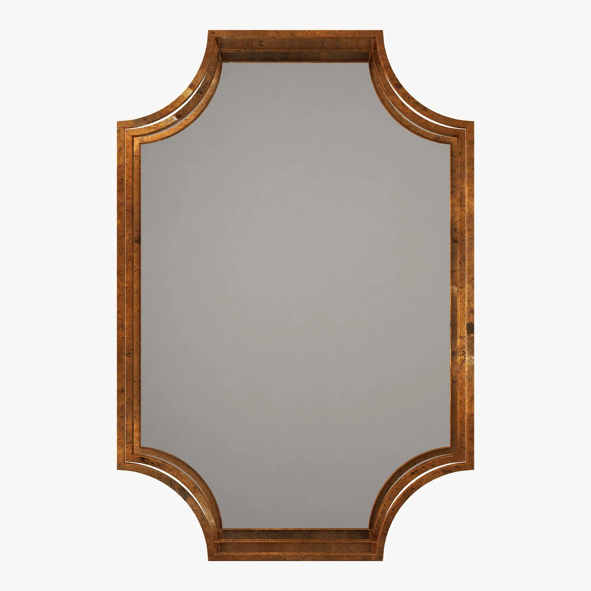 uttermost lindee gold wall mirror 3D Model .c4d .max .obj .3ds .fbx .stl .blend 