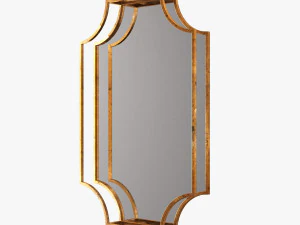 uttermost lindee gold wall mirror 3D Model