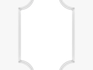 uttermost lindee gold wall mirror 3D Model