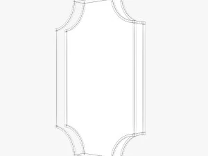 uttermost lindee gold wall mirror 3D Model