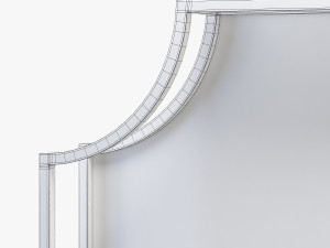 uttermost lindee gold wall mirror 3Dモデル