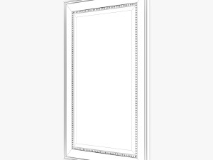 uttermost quintina burnished pine frame and antiqued gold leaf mirror 3D Модель