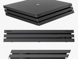 Sony playstation 4 pro set Modelo 3D