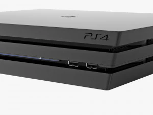 ソニープレイステーション4プロセット 3Dモデル