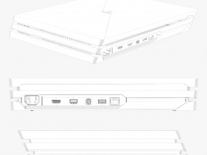 Sony playstation 4 pro set Modelo 3D