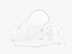 ソニープレイステーション4プロセット 3Dモデル