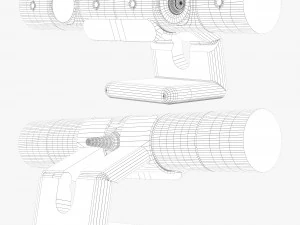 ソニープレイステーション4プロセット 3Dモデル