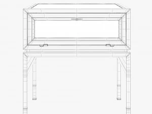 antropologie tannehill mesa lateral e mesa de console Modelo 3D