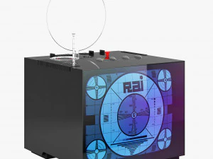 Brionvega czarna st-201 Model 3D