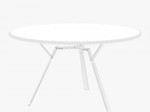 fast dining set 001 3D Model